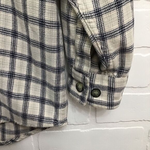 SARGENT Pepper southwestern western mens flannel plaid 100% cotton button down - Picture 7 of 14